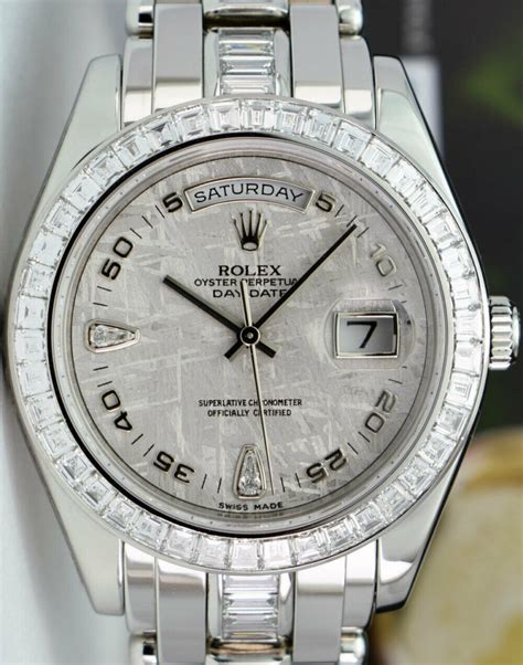 platinum rolex mens watch